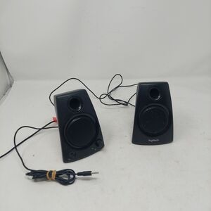 Logitech Wired PC Computer Speakers Z130 Audio Stereo Multimedia No Power Cord